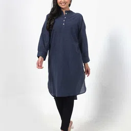RANGRIWAZ Women Striped Daily Cotton Straight Kurta-picture-48