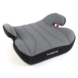 Babyhug High Raise Car Booster Seat - Grey & Black-image-32