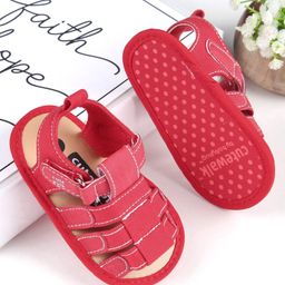 Cute Walk by Babyhug Booties - Red-picture-16