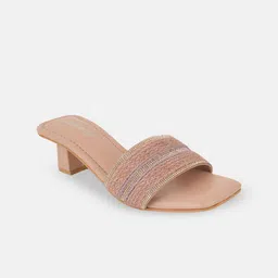 DressBerry Women Synthetic Leather Embellished Regular Kitten Heels-15