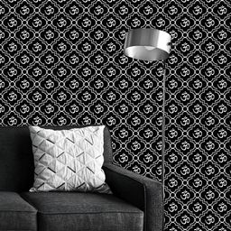 ArtzFolio Printed UV-Resistant Anti-Bacterial Aum Hindu Symbol Peel & Stick Wallpaper-image-48