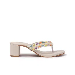 Anouk Colourblocked PU Block Sandals image 2