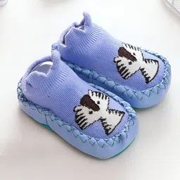 MOMISY Kids Patterned Cotton Ankle-Length Booties-picture-43