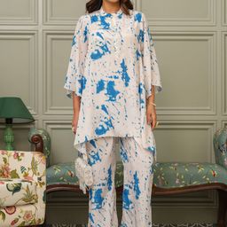 House of Pataudi Printed Tunic & Trousers Co-Ords-picture-49