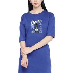 Moda Rapido Print T-shirt Dress-image-65
