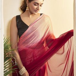 DIVASTRI Ombre Zari Pure Chiffon Ready to Wear Saree-picture-18