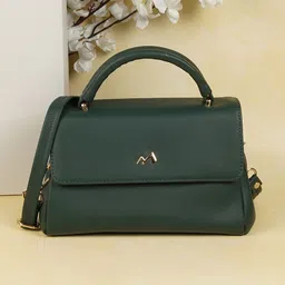 Metro Structured Satchel with Cut Work-2