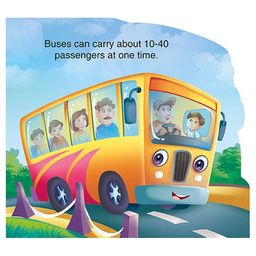 Sawan Who Am I Bus Die-Cut Shape Board Book - English image 2