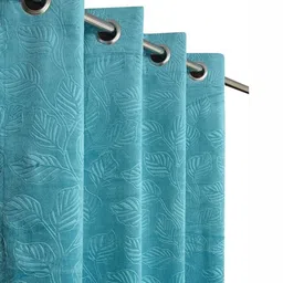 Galaxy Home Decor Multicoloured Set of 3 Room Darkening Window Curtain image 4