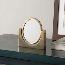 NILAAY Maria Metal Makeup Table Mirror-56