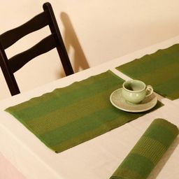 Fabindia 6-Pcs Green Printed Table Placemats-20