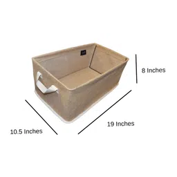 Tweedle Beige Set of 1 Regular Multi-Utility Organisers image 2