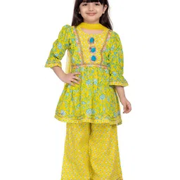 Tiny Kingdom Printed Kurta With Palazzo & Dupatta image 1