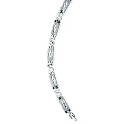 Dynamic Retail Global Men Silver Link Bracelet-14