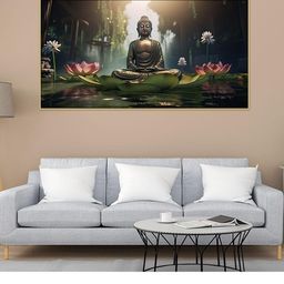 DEKORSTATION Gold Canvas Wall Art-image-63