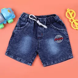 V-Mart Boys Washed Denim Shorts-image-80