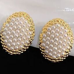 VAGHBHATT Gold-Plated Alloy Studs Earrings-image-8