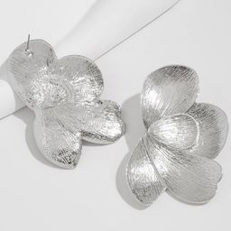 StyleCast x Revolte Silver-Plated Leaf Shaped Drop Earrings-image-99