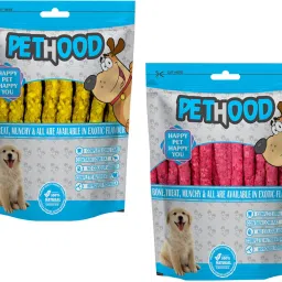 Dog Chew Chicken & Mutton Stick 2 x (450 gm) - 900 gram, Dog Sticks, Dog Snacks Chicken, Mutton Dog Chew-23