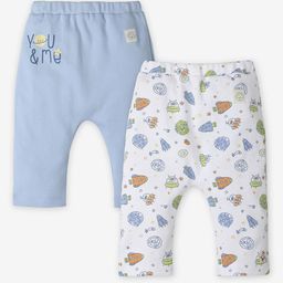 Ed-a-Mamma Baby Infants Pack Of 2 Printed Track Pants-image-21