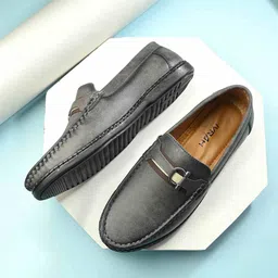 IVRAH Men Men Formal Loafers Slip-on Shoes-image-26