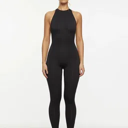 LULU & SKY Women Round Neck Sleeveless Jumpsuit-image-5