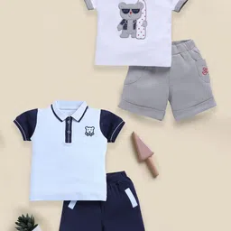 BABY GO Boys Printed T-shirt with Shorts-image-47