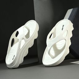 BIRDE Men Solid Thong Flip-Flops-24