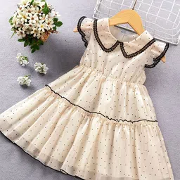 BAESD Print Bell Sleeve Peplum Dress-image-90
