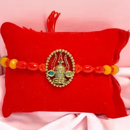 vrinde Shiv Ling Metal Rakhi Greeting card n Roli-picture-19