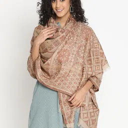 SHINGORA Women Ethnic Motifs Woven Design Shawl-image-66
