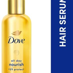 All Day Nourish + UV protect Hair Serum For All Hair Types With Bio Protein Care-image-24