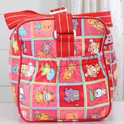 fab n funky Multipurpose Diaper Bag - Red (Color or Print May Vary) image 4
