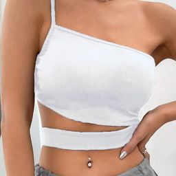 Stylecast X Slyck One Shoulder Crop Top-picture-6