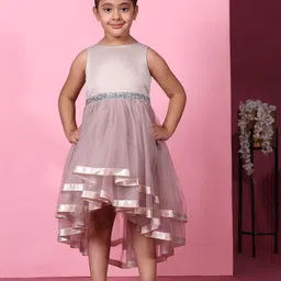 Toy Balloon kids Girls Embellished Layered Fit & Flare Dress-image-79