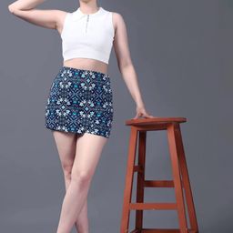 Moda Rapido Printed Mini Skirts-picture-17