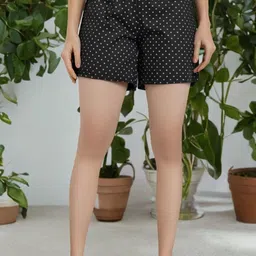 ANJIR Women Printed Regular Fit Cotton Shorts-image-51