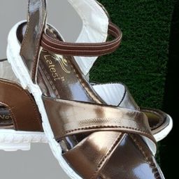 NEW LATEST Girls Leather Open Toe Flats-image-26