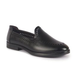 FAUSTO Men PU Ethnic Laser Cut Slip On Mojaris-image-83