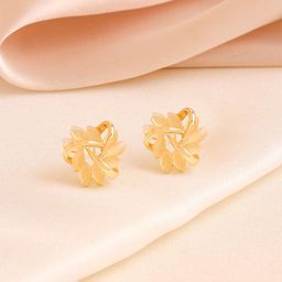 Yellow Chimes Gold Plated Studs-14