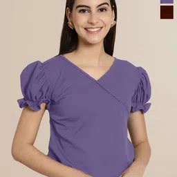 Tromko Puff Sleeve Top-image-63