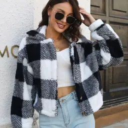 Oh Rare Women Checked Cardigan-image-22