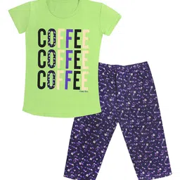 Tee Weavers Girls Printed Night suit-image-8