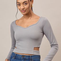 R.Code by The Roadster Life Co. Women Ribbed Fitted Crop Top-picture-25