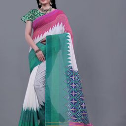 GRIOPY Pure Linen Saree-picture-35