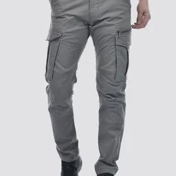 Numero Uno Men Mid-Rise Regular Fit Cargos Trousers-image-17