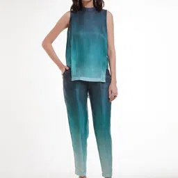 ODETTE Printed Sleeveless Top & Trouser Co-Ords-52