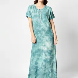 Zeyo Printed Maxi Nightdress-picture-10