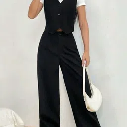 MAYKR V-Neck Sleeveless Formal Waistcoat-picture-47