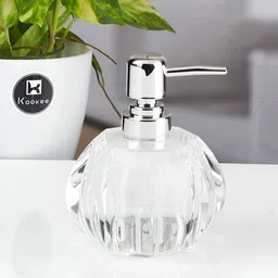 Kookee Transparent Abstract Plastic Soap Dispenser-10